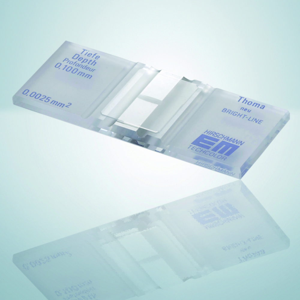 Counting chambers, Thoma ruling, bright line Counting chambers, Thoma ruling, bright line