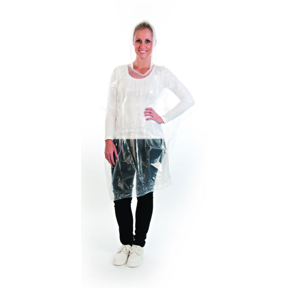 Poncho, transparent, PE