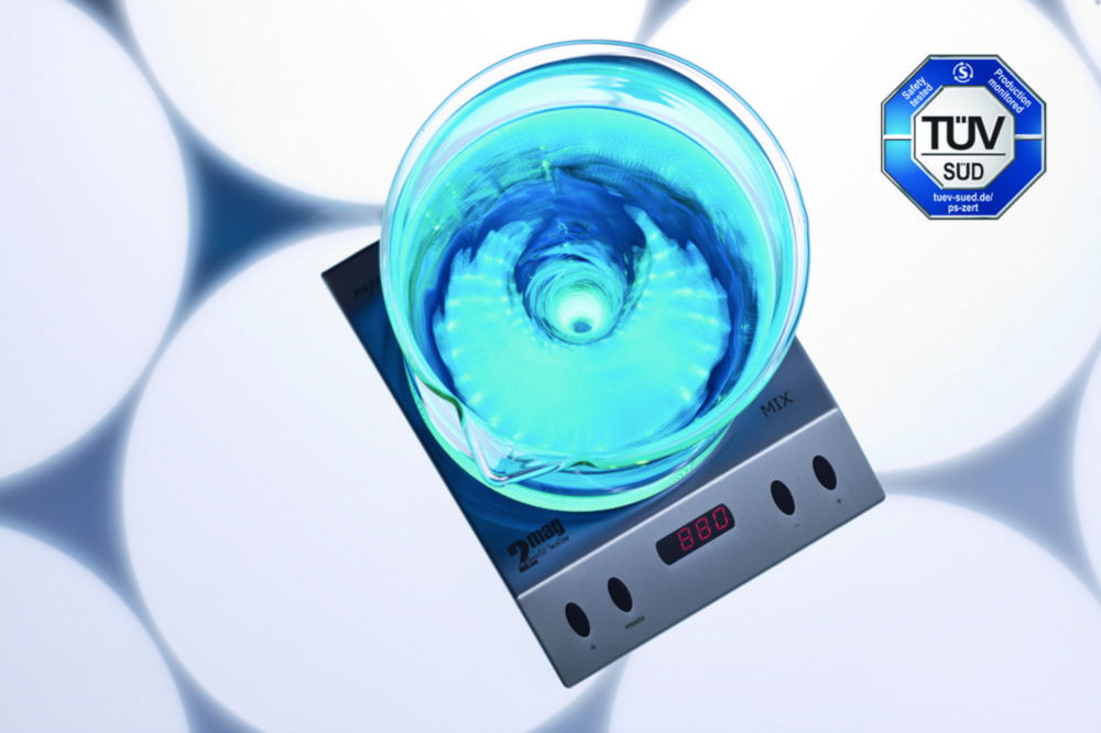 Magnetrührer luMIX mit Leuchtfunktion