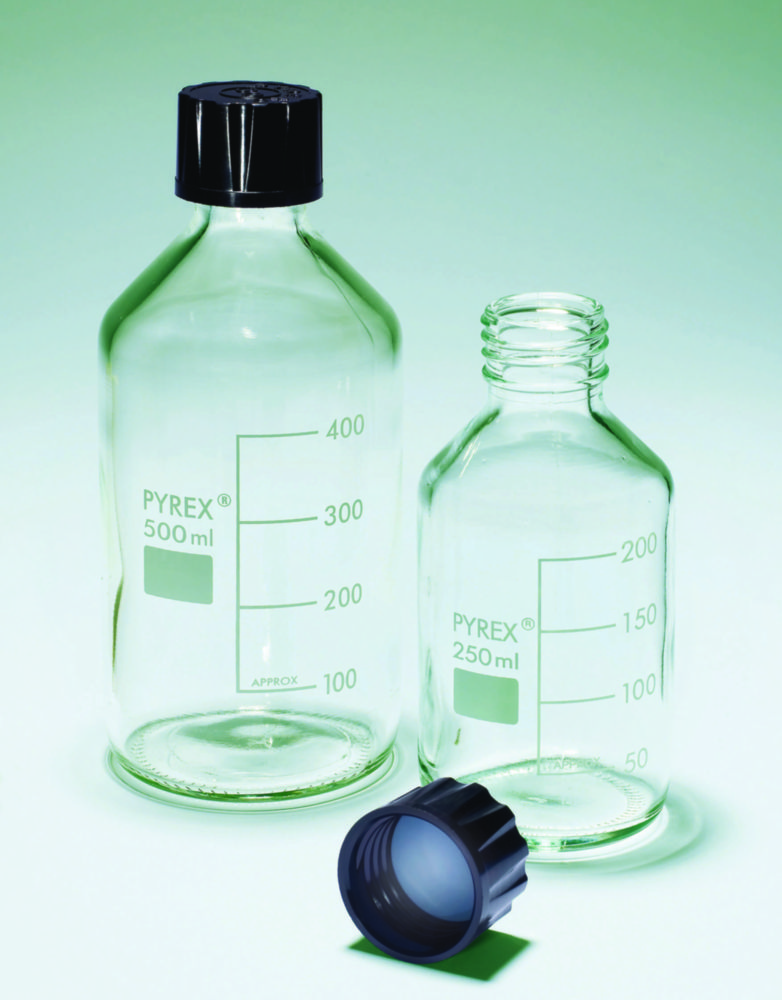 Laboratory bottles, PYREX®, with screw cap Laboratory bottles, PYREX®, with screw cap