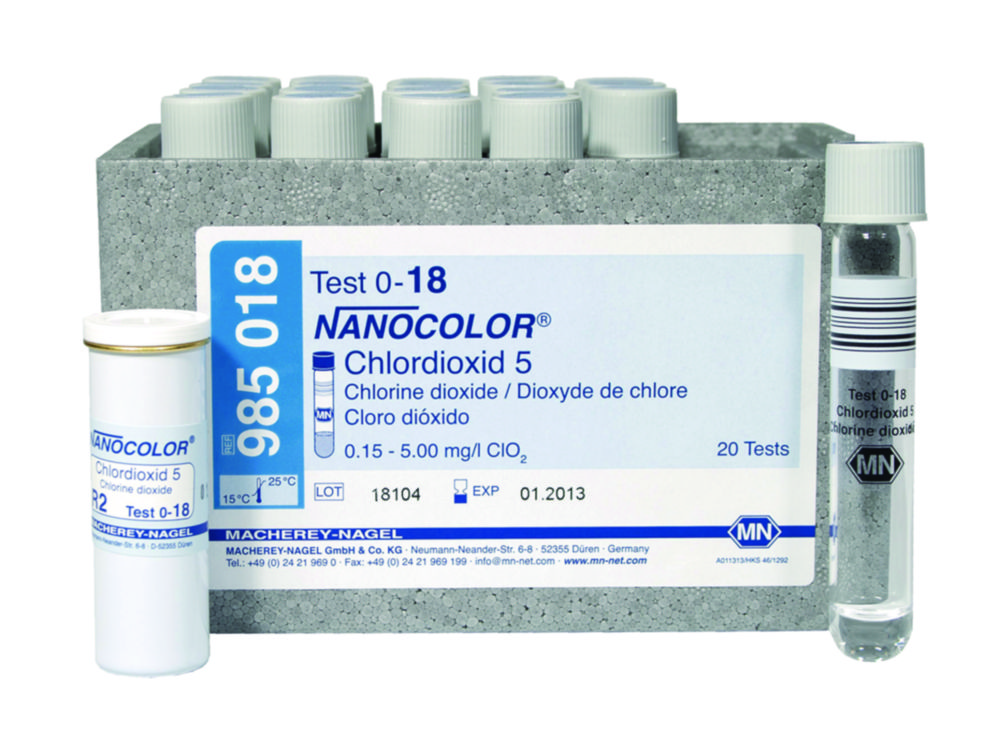 Tube tests NANOCOLOR® Chlorine / Chloride Tube tests NANOCOLOR® Chlorine / Chloride