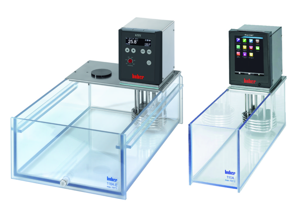 Thermostatic baths with polycarbonate tanks Thermostatic baths with polycarbonate tanks