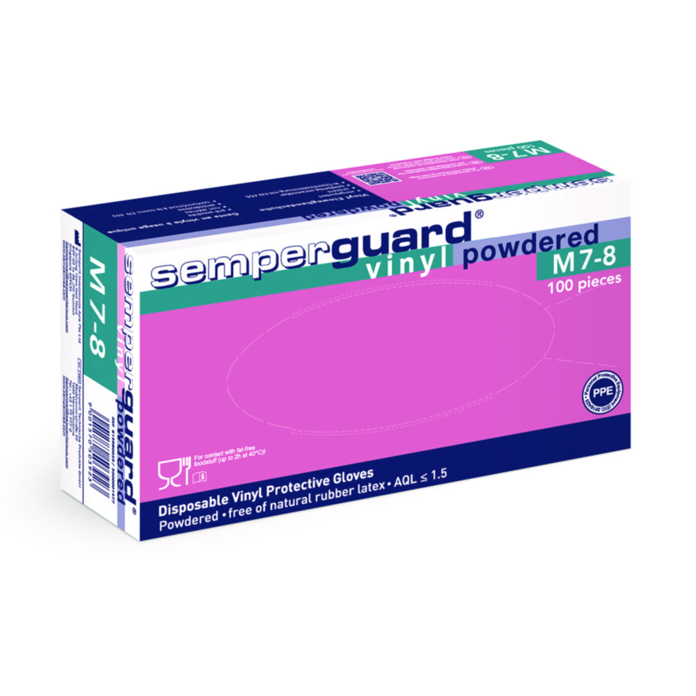 Disposable gloves, Semperguard® Vinyl, powdered Disposable gloves, Semperguard® Vinyl, powdered