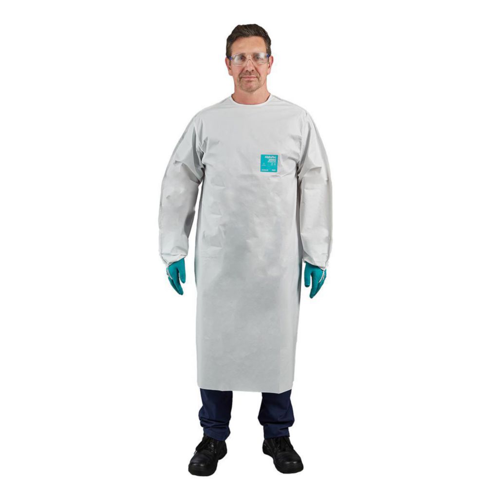 Aprons with sleeves, AlphaTec® 2000, model 214 Aprons with sleeves, AlphaTec® 2000, model 214