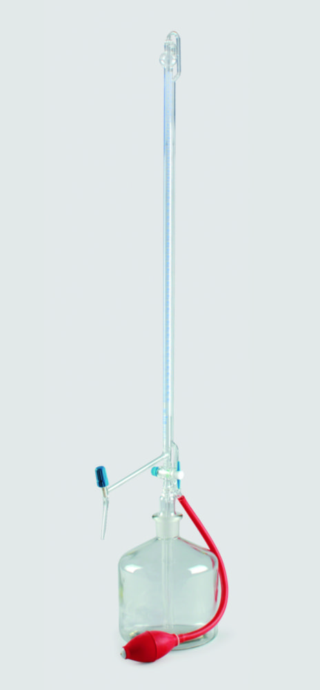 Automatic burettes, borosilicate glass 3.3, class AS