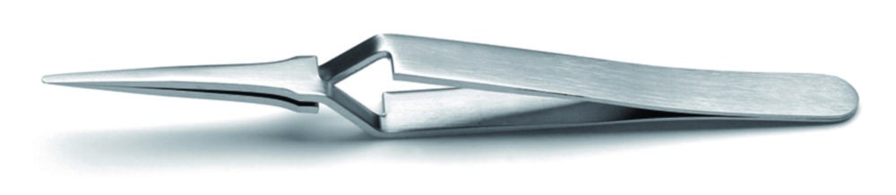 Reverse Action Tweezers, antimagnetic, stainless steel