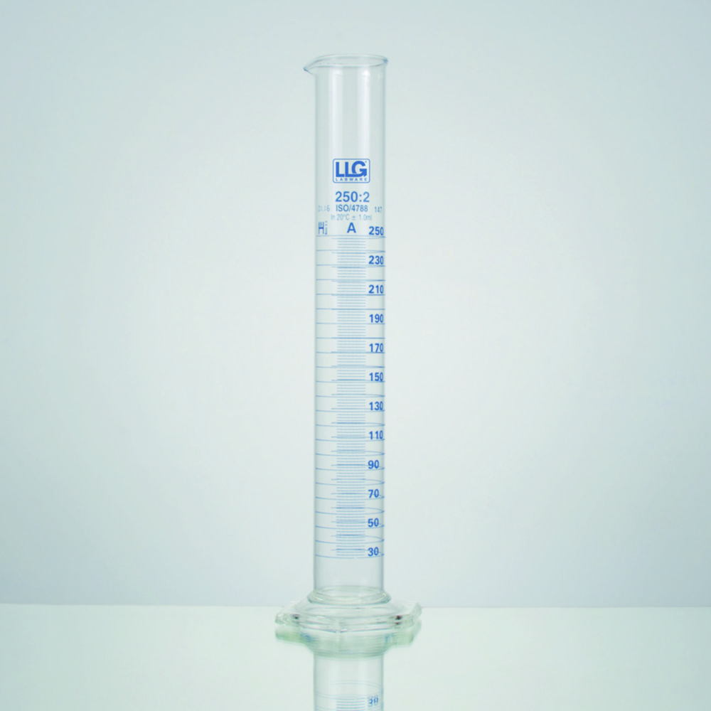 LLG-Measuring cylinders, borosilicate glass 3.3, tall form, class A LLG-Measuring cylinders, borosilicate glass 3.3, tall form, class A