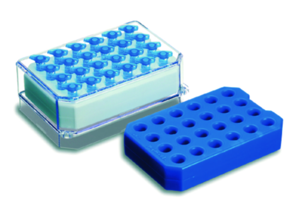 Cooling block system IsoTherm-System®, IsoPack and IsoRack set Cooling block system IsoTherm-System®, IsoPack and IsoRack set
