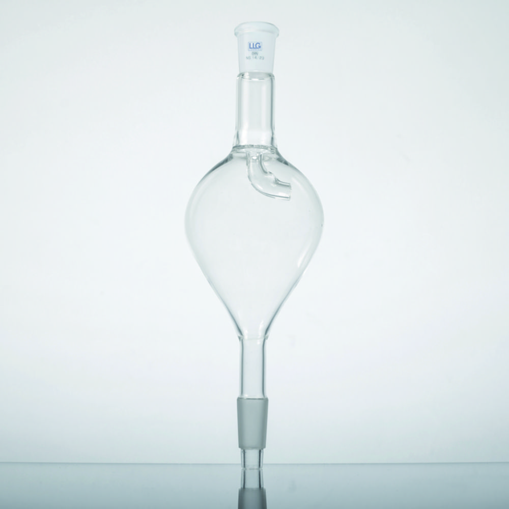 LLG-Splash heads, straight, borosilicate glass 3.3