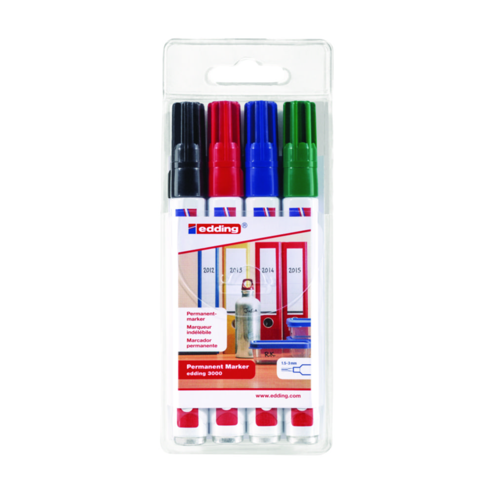 Permanent markers edding 3000, set Permanent markers edding 3000, set