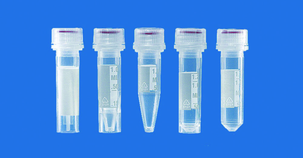 Microtubes, PP, with screw-cap, PP Microtubes, PP, with screw-cap, PP
