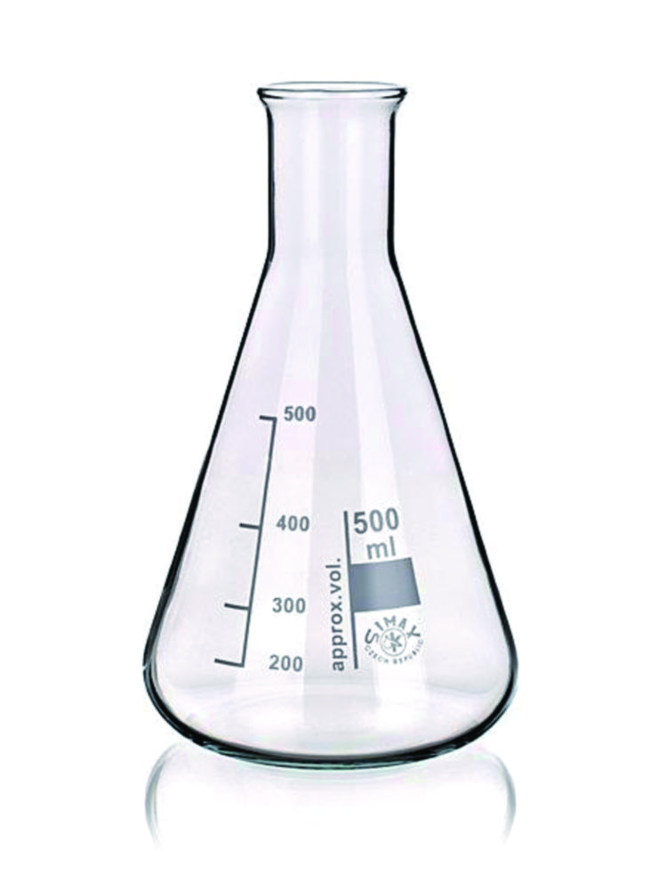 Erlenmeyer flasks, Borosilicate glass 3.3, narrow neck Erlenmeyer flasks, Borosilicate glass 3.3, narrow neck