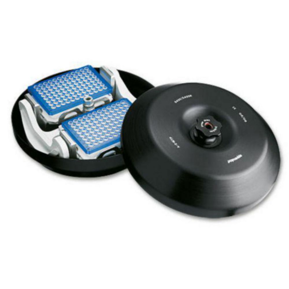 Swing-out rotor A-2-MTP for microcentrifuges 5430/5430 R, incl. rotor lid and 2 buckets Swing-out rotor A-2-MTP for microcentrifuges 5430/5430 R, incl. rotor lid and 2 buckets