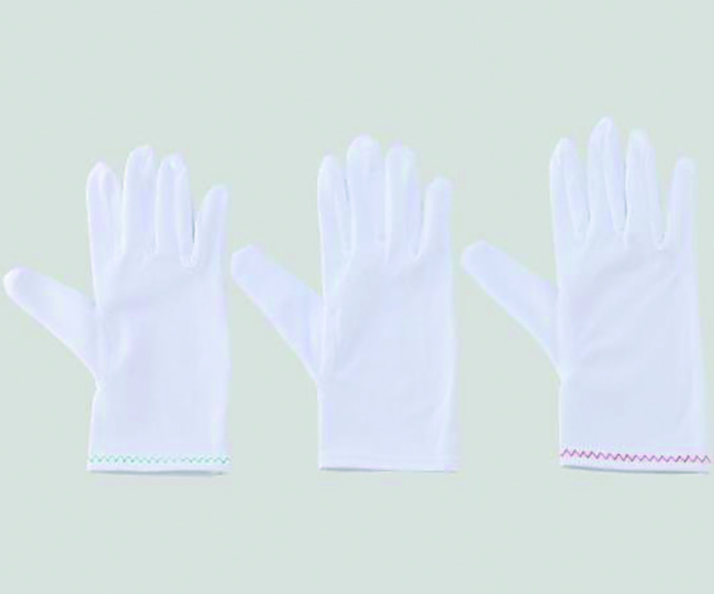 Gloves ASPURE, white, nylon Gloves ASPURE, white, nylon