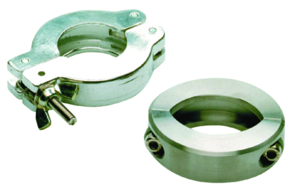 Vacuum fittings, clamping rings for type KF small flange Vacuum fittings, clamping rings for type KF small flange