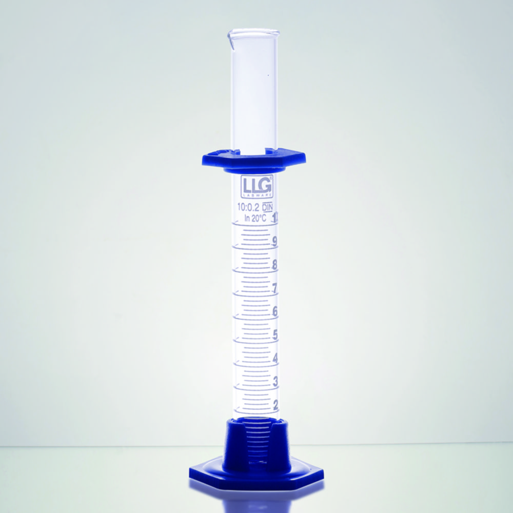 LLG-Messzylinder, Borosilikatglas 3.3, hohe Form, Klasse B