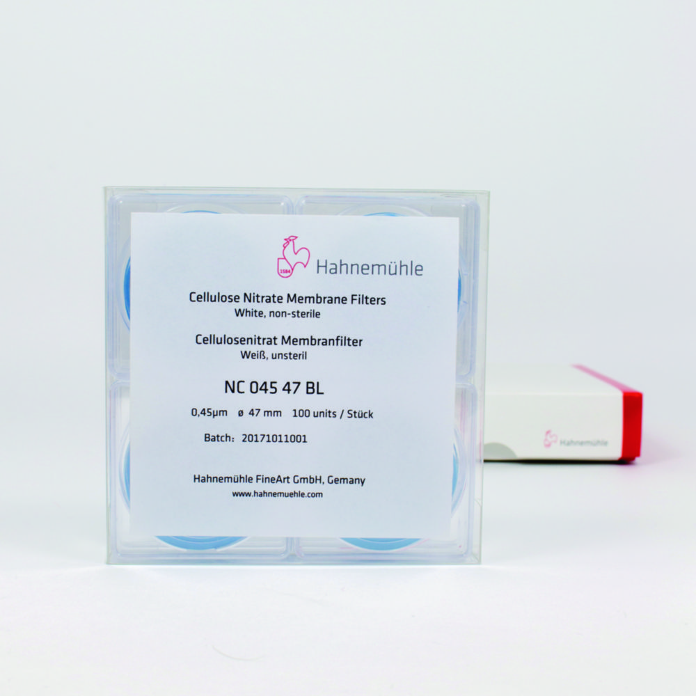 Membranfilter, Cellulosenitrat, unsteril