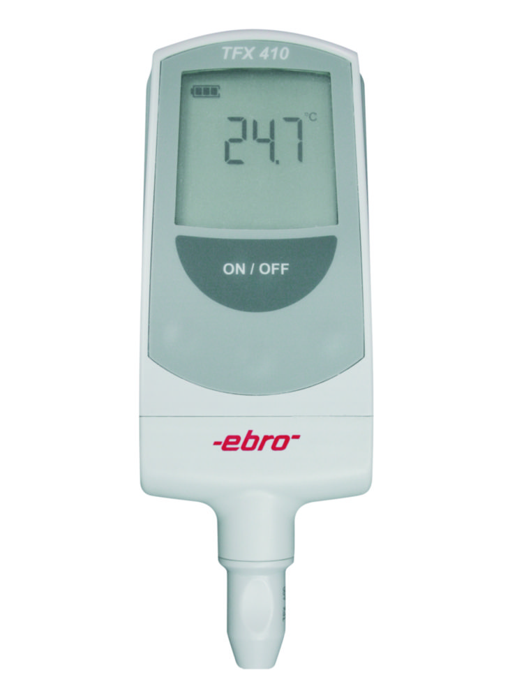 Laboratory thermometer set TFX 410-1, with temperature probe TPX 400