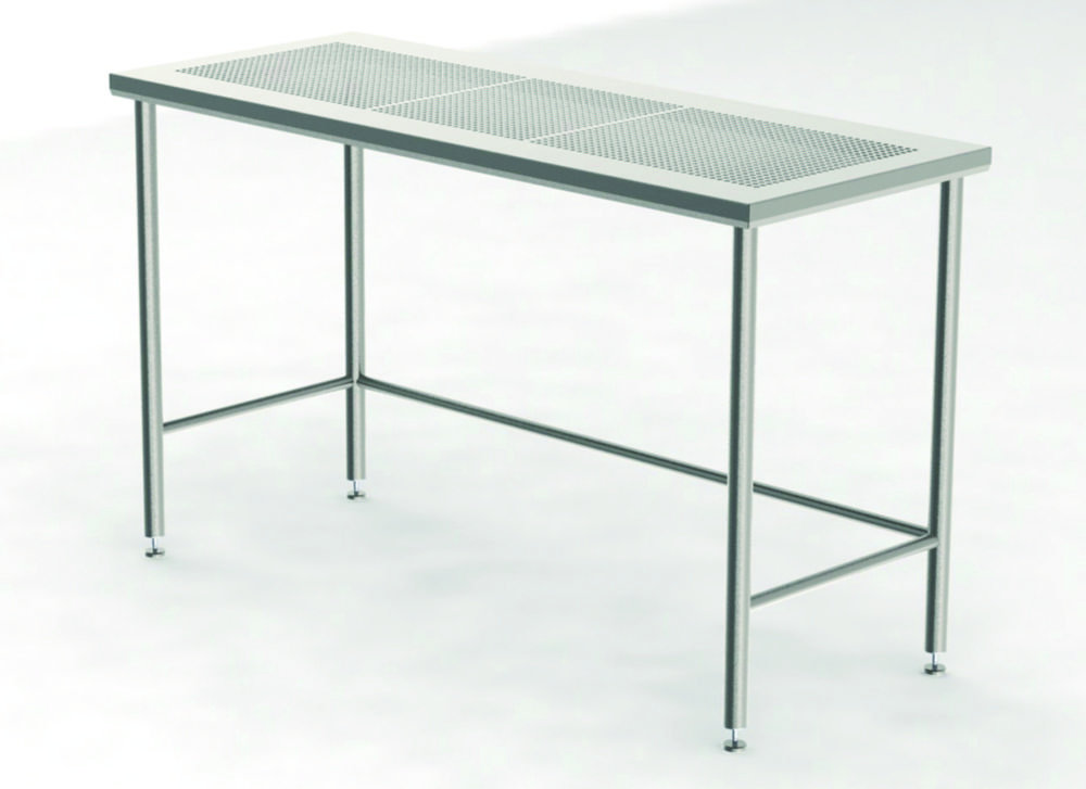 Cleanroom Tables with Perforated Worktop Cleanroom Tables with Perforated Worktop