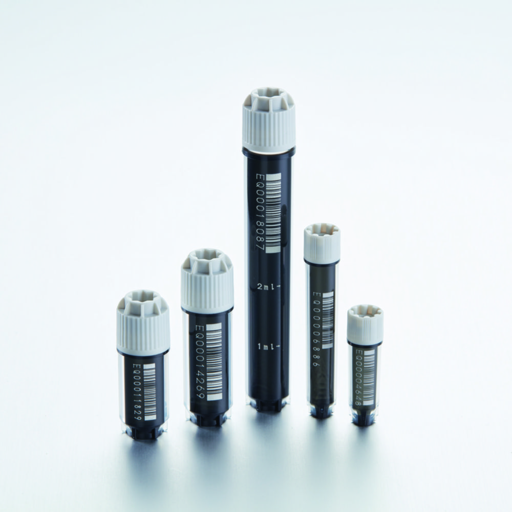 Eppendorf cryo vials, PP, with 2D SafeCode Eppendorf cryo vials, PP, with 2D SafeCode