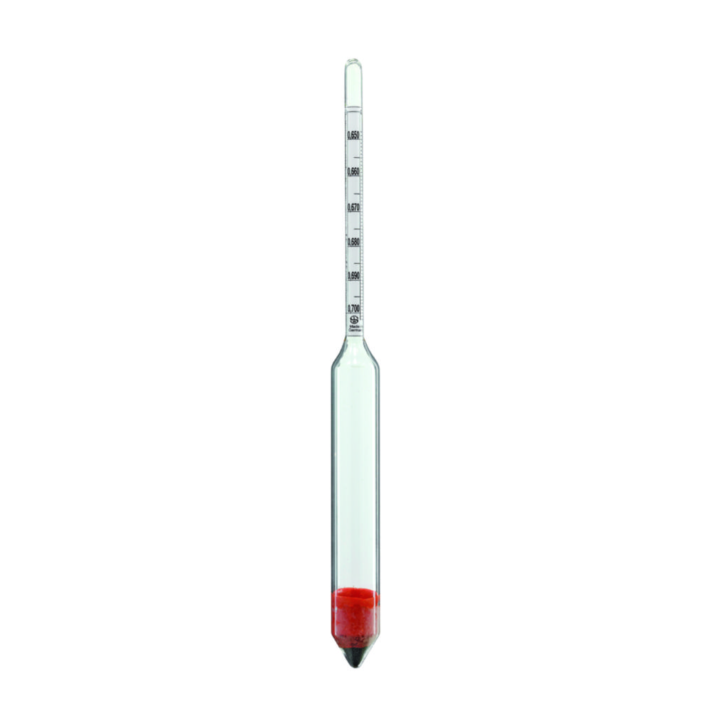Dichte-Aräometer, mit Werksprüfschein