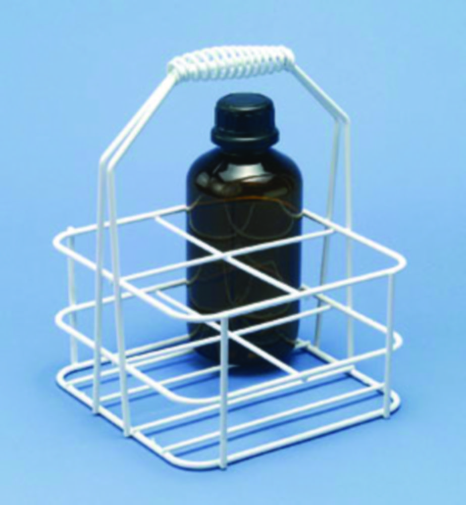 Bottle carriers, wire/plastic coated Bottle carriers, wire/plastic coated