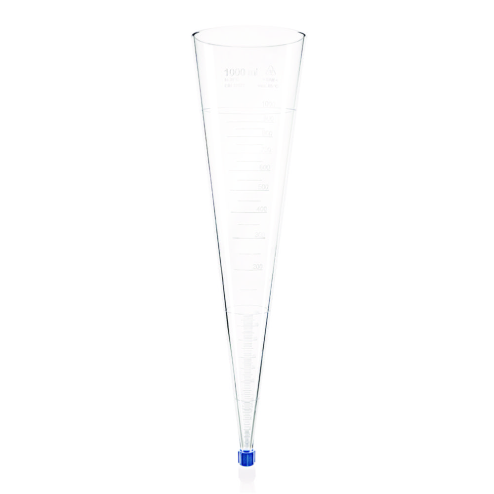 Sedimentation cones Imhoff pattern, SAN Sedimentation cones Imhoff pattern, SAN