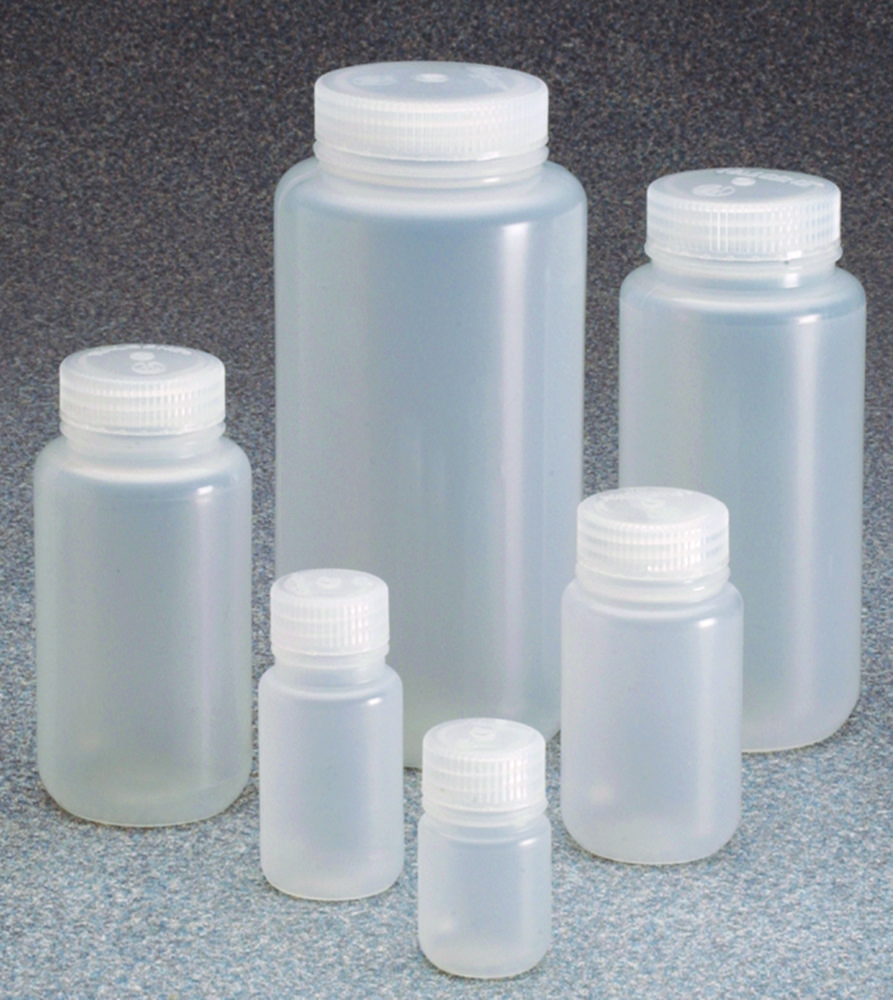 Wide-mouth bottles Nalgene™, PPCO, with screw cap, PP Wide-mouth bottles Nalgene™, PPCO, with screw cap, PP