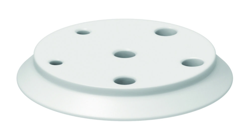 Flat flange lids, PTFE, DN 150, Typ 1 Flat flange lids, PTFE, DN 150, Typ 1
