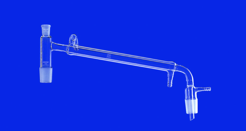 Distilling links with Liebig condenser and vacuum receiver adapter, DURAN® tubing Distilling links with Liebig condenser and vacuum receiver adapter, DURAN® tubing