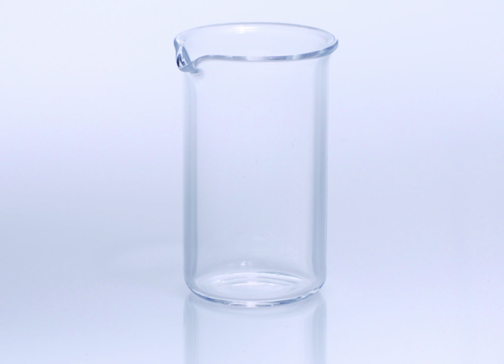 Becher, Quarzglas, hohe Form Becher, Quarzglas, hohe Form