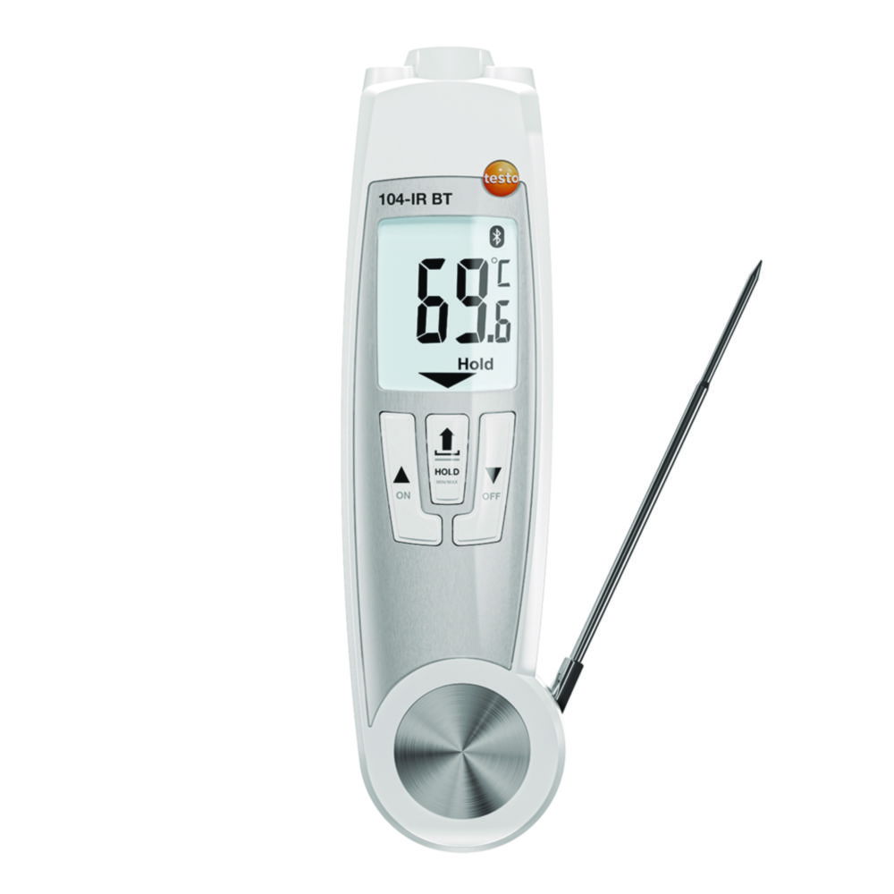 Einstech-/Infrarot-Thermometer testo 104-IR BT