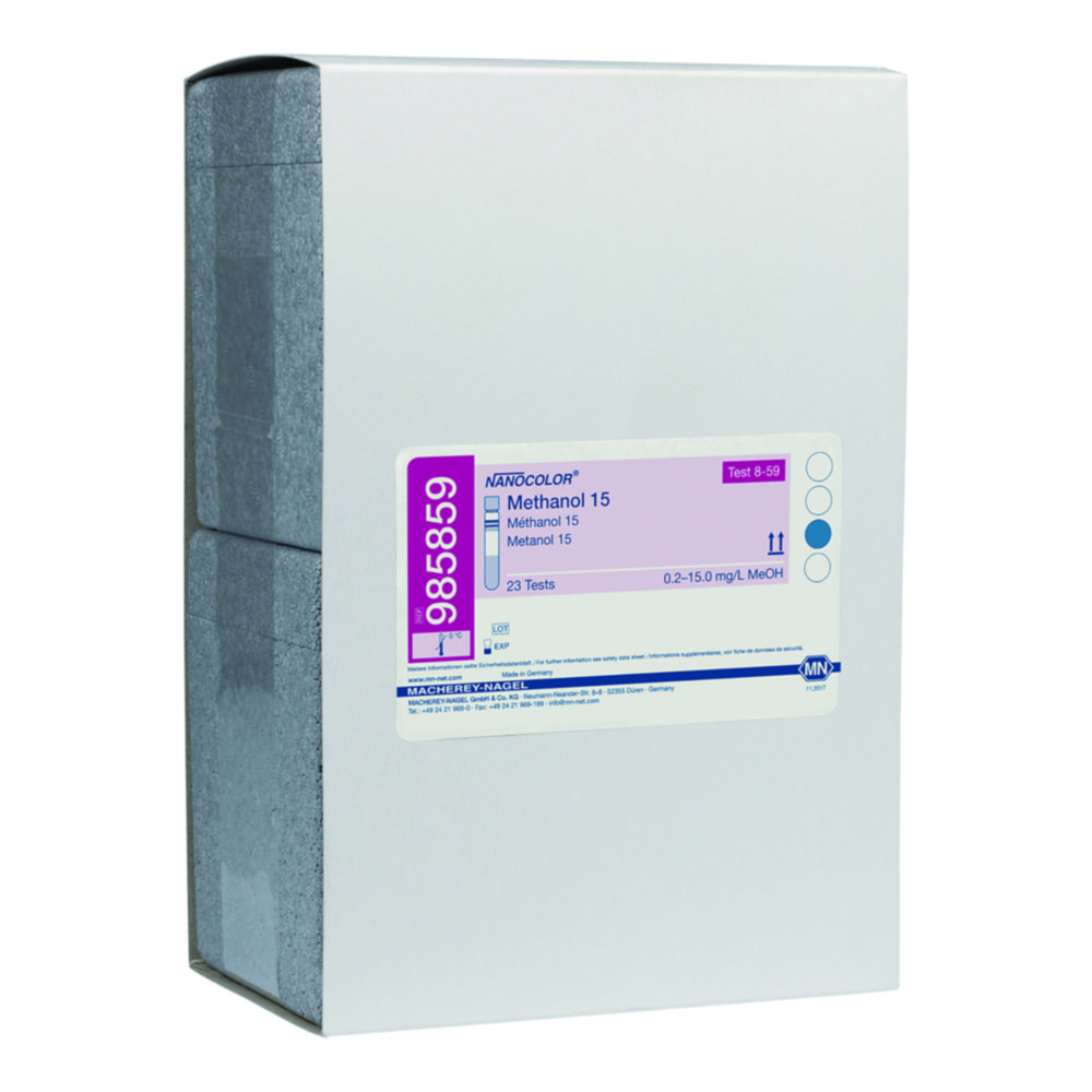 Tube tests NANOCOLOR® Methanol Tube tests NANOCOLOR® Methanol