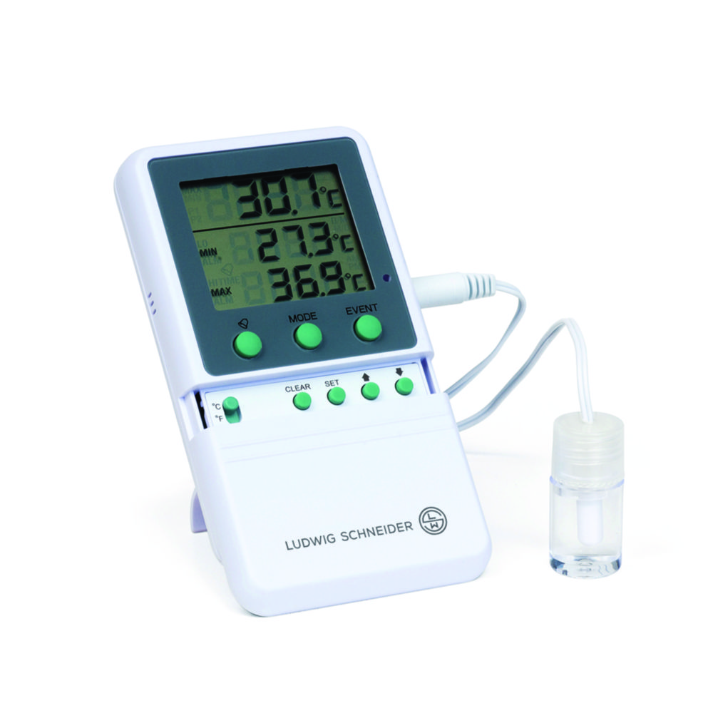 Min./max. alarm thermometer, Type 13030, digital, with works certificate