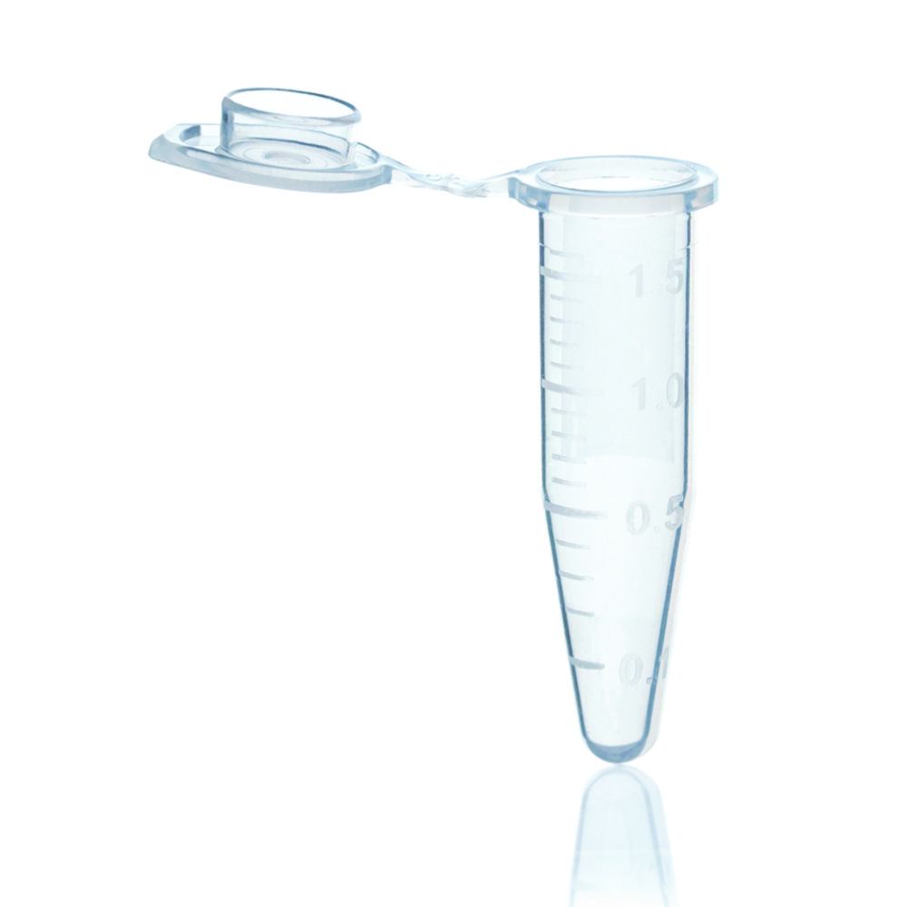 Reaction tubes with attached lid, PP, BIO-CERT® PCR QUALITY Reaction tubes with attached lid, PP, BIO-CERT® PCR QUALITY