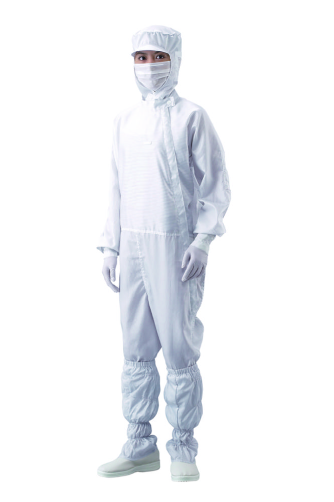 Overall for clean room ASPURE, lateral zip,  polyester Overall for clean room ASPURE, lateral zip,  polyester