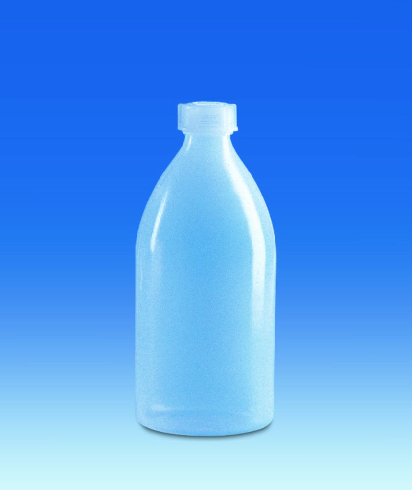 Narrow-mouth bottles, with screw cap, LDPE Narrow-mouth bottles, with screw cap, LDPE