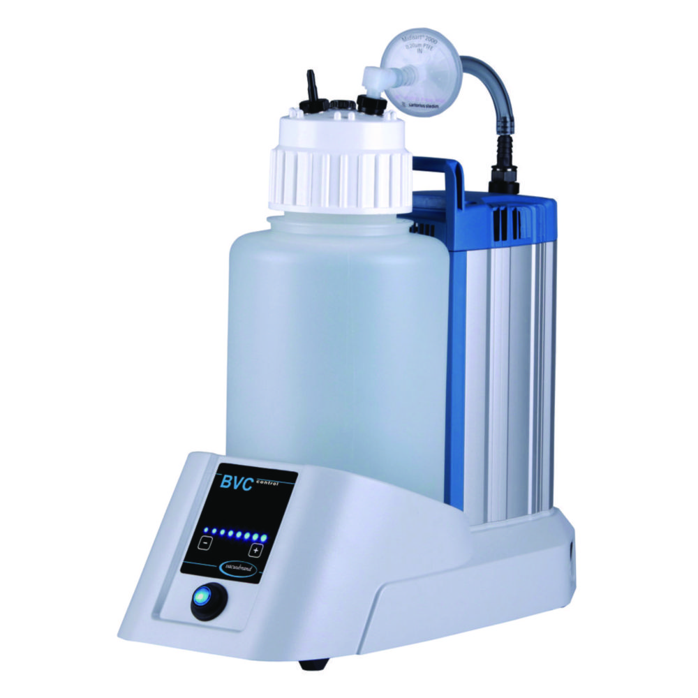 Flüssigkeits Absaugsysteme BioChem-VacuuCenter BVC control, PP-Flasche