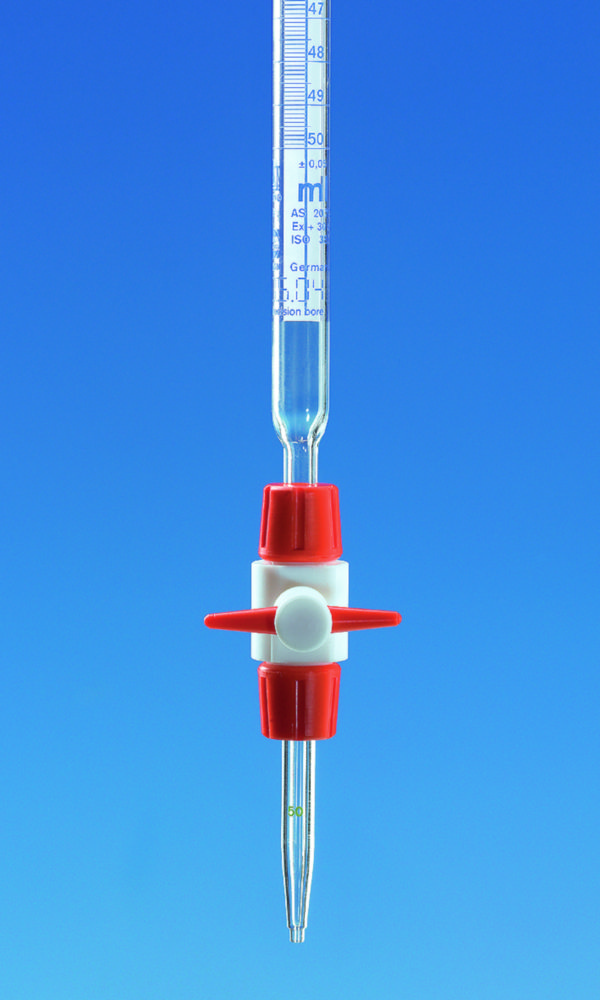Compact Burette, Boro 3.3, class AS, DE-M marking Compact Burette, Boro 3.3, class AS, DE-M marking
