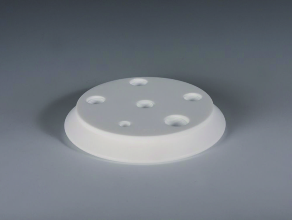 Reactor lids for Glass reactors, PTFE Reactor lids for Glass reactors, PTFE