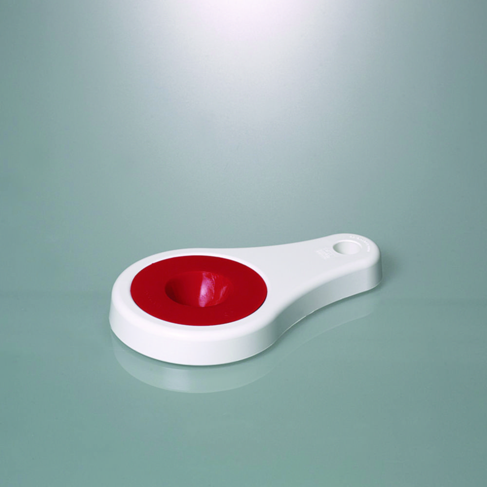 Funnel holder with reducing insert Funnel holder with reducing insert