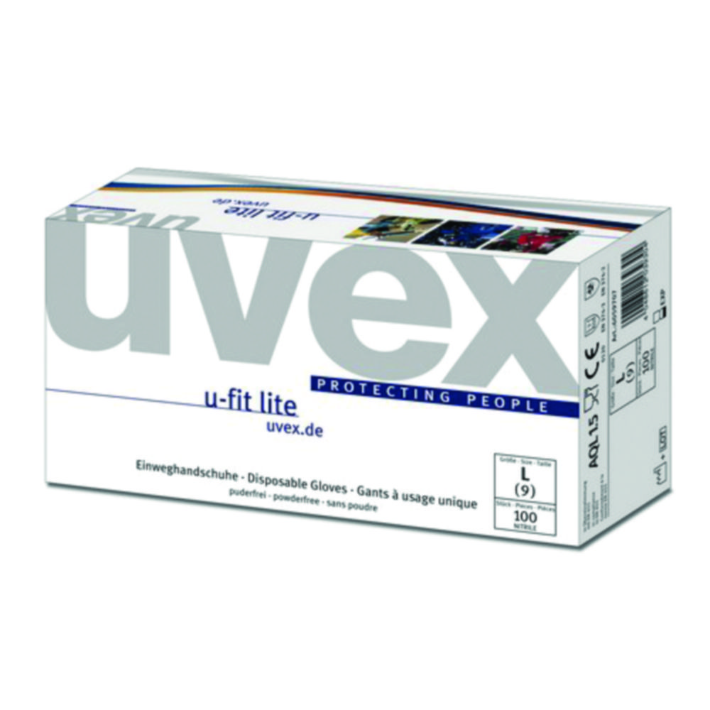 Disposable Gloves uvex u-fit lite, Nitrile Disposable Gloves uvex u-fit lite, Nitrile