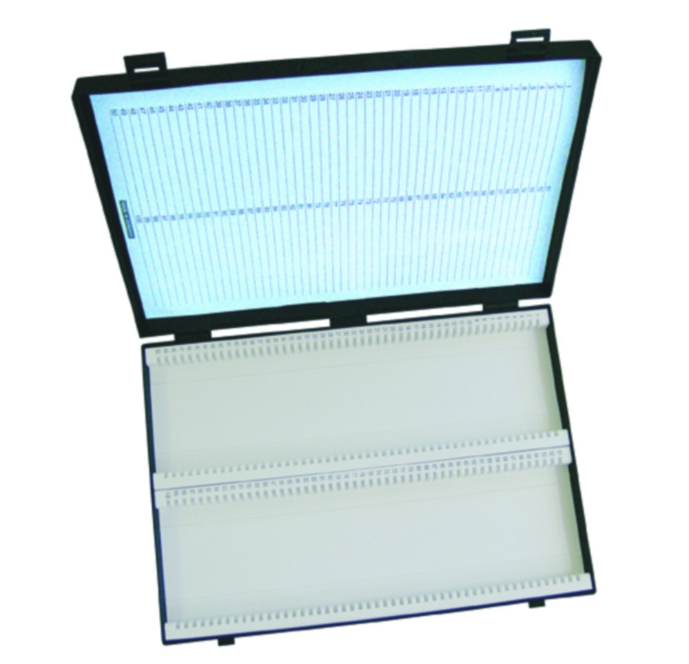 Slide storage box, plastic Slide storage box, plastic