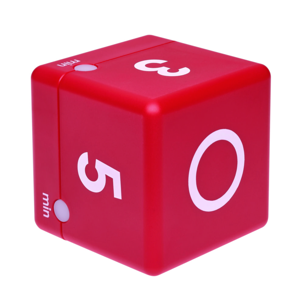Short period timer CUBE TIMER, red Short period timer CUBE TIMER, red