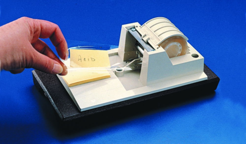 Adhesive tape for label protection, PES