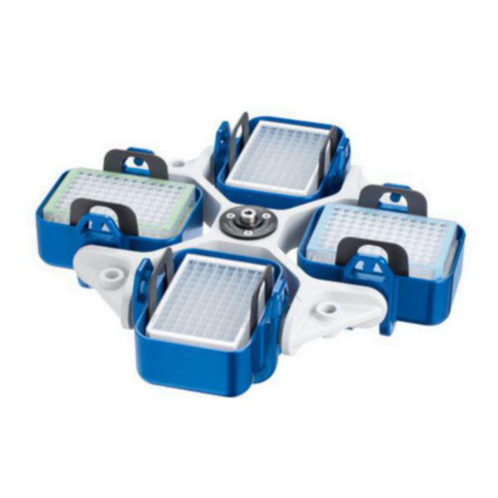 Swing-out rotor S-4-104 for centrifuges 5810/5810 R, incl. 4 plate buckets Swing-out rotor S-4-104 for centrifuges 5810/5810 R, incl. 4 plate buckets