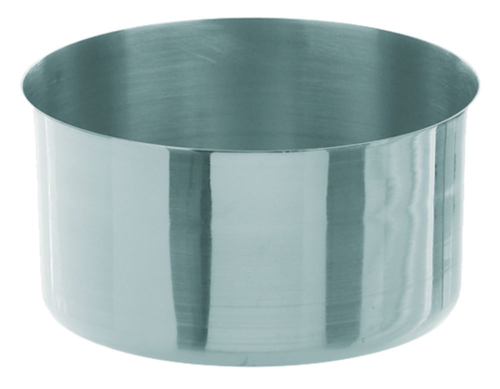 Abdampfschalen, 18/10-Stahl