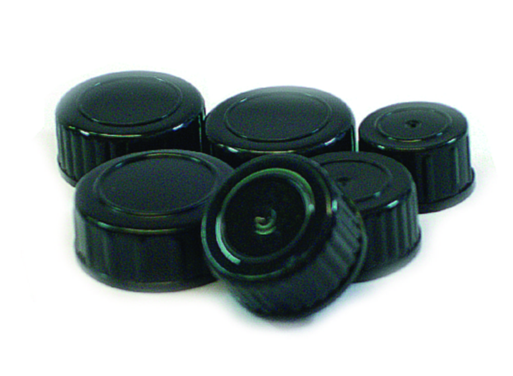 Screw caps for narrow-mouth bottles, PP/LDPE Screw caps for narrow-mouth bottles, PP/LDPE