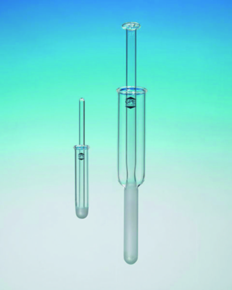 Homogenisers, Griffiths tube, Borosilicate glass 3.3 Homogenisers, Griffiths tube, Borosilicate glass 3.3