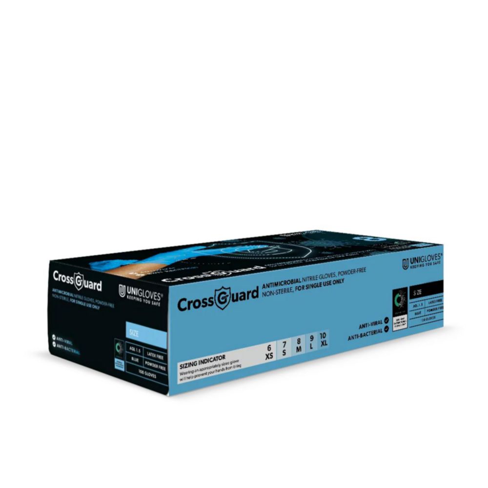 Disposable Gloves CROSSGUARD, Nitrile Disposable Gloves CROSSGUARD, Nitrile